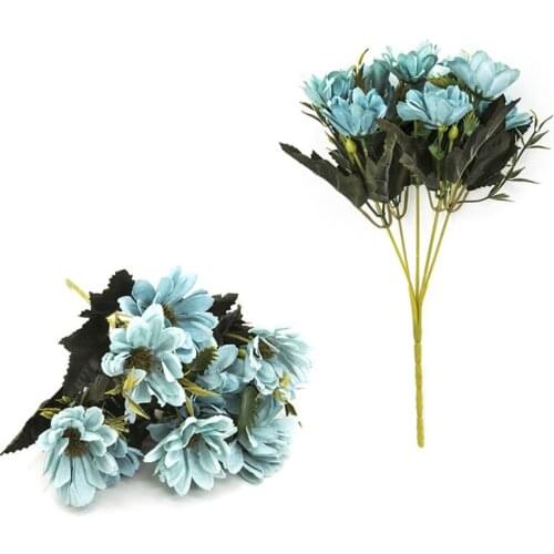 Simulation 5 Colors Artificial Flowers Bunch Concise Bouquet Valentines Gifts
