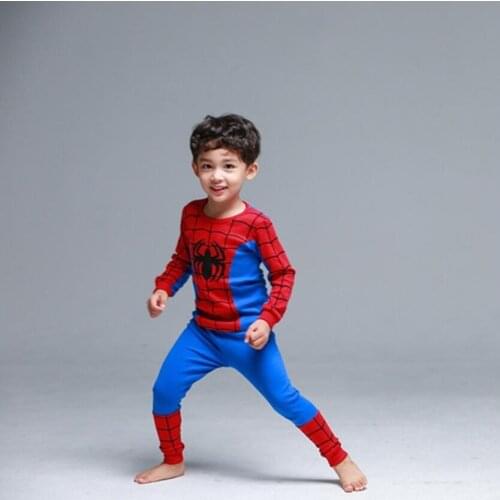 Boys cosplay Pajamas Sets Kids Pajamas clothes Children Sleepwear Baby Boys Cotton Homewear Nightwear clothing set for 2-10T
