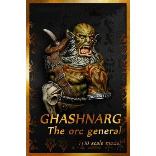 Unassambled 1/10 ancient man Orc General warrior bust Resin figure miniature model kits Unpainted