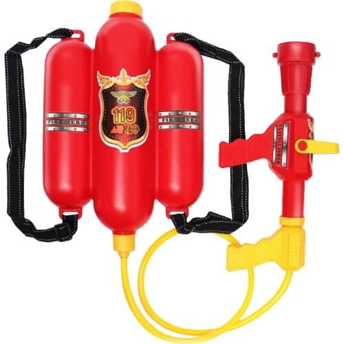 Kids Water Gun Backpack Fire Extinguisher Squirt Beach Garden Toys