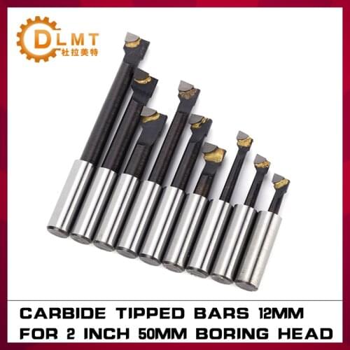 9PCS F1 Type Boring Cutter 3/8-Inch CNC Milling Tools Kit Set Lathe Parts High-Speed Steel milling boring head