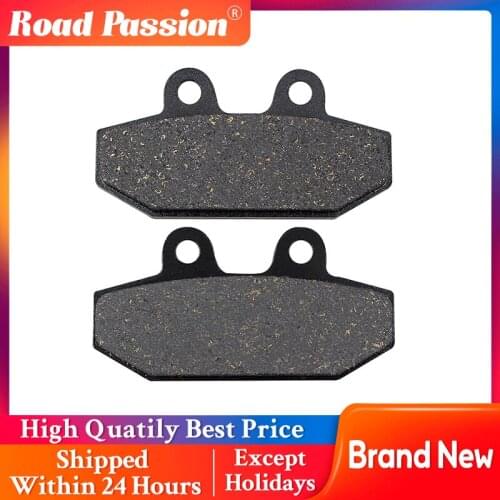 Road Passion Motorcycle Rear Brake Pads For HARLEY FLFB Fat Boy FLFBS FLHC Heritage Classic FLHCS FLSL Softail Slim RFXBR FA710