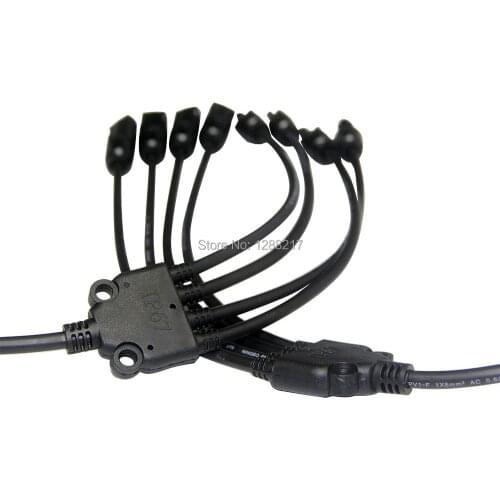 1 Pair 1 to 4 Solar Connector Y type 4 in 1 male and female solar cable connect IP67 1 to 4 Y Style Branch Connector