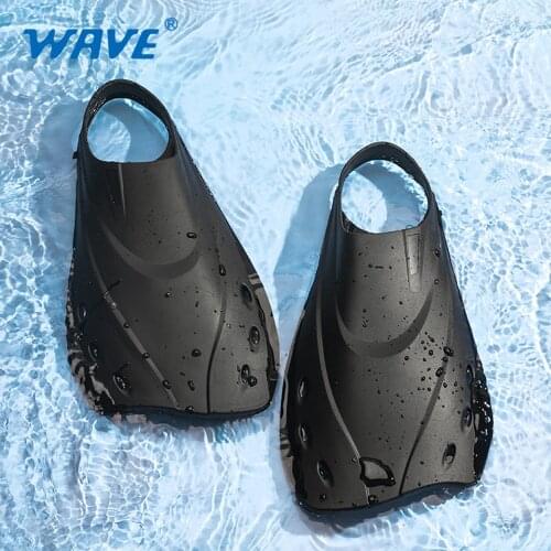 2021 New 1 Pair Of Adjustable Unisex Short Swimming Fins Professional Snorkeling Diving Equipment Swimming Training Short Fins