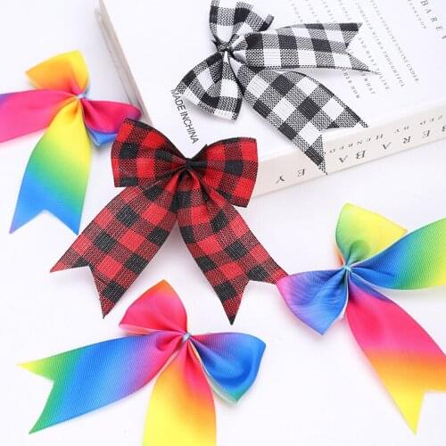 1pc Swallowtail bow for Christmas decorations, diy hairpins, clothing, shoes and hats accessories birthday gift box decorations