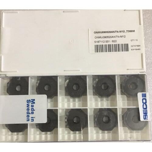 10 PCS CARBIDE INSERT ONMU090520ANTN-M 12,T350M