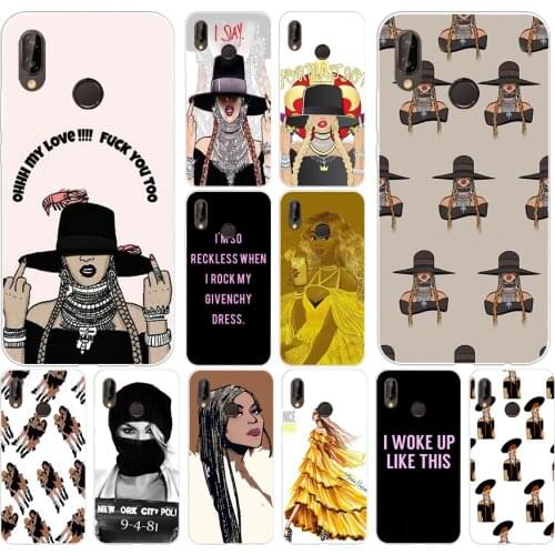 159H Beyonce Lemonade I Slay Pop Music Soft Silicone Tpu Cover Case for huawei Nova 3 3i p smart