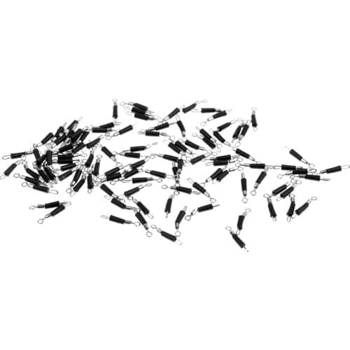 200pcs Fishing Line Connector Rolling Swivels Accessories Outdoor Sports M L Stainless Steel Construction