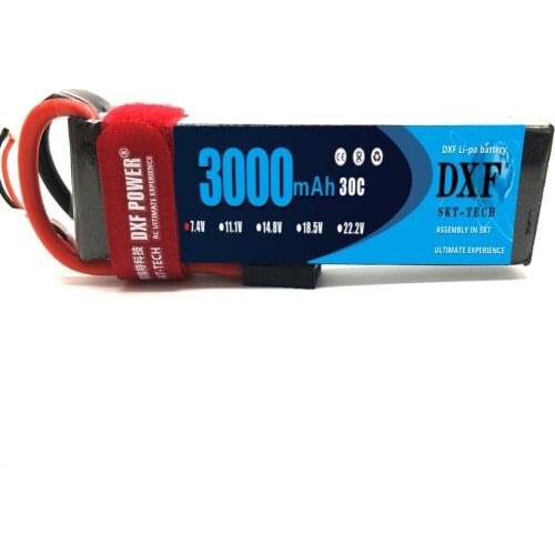 2017 DXF Power High Quality lipo battery 7.4v 3000mAh 2S 30C For rc helicopter rc car rc boat quadcopter Li-Polymer battey