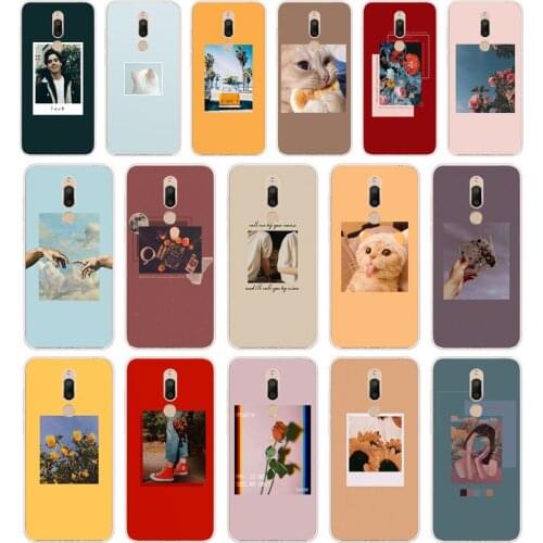 335FG Lock Screen Aesthetic gift Soft Silicone Tpu Cover phone Case for Meizu M5 M5C M5S Note M6 M6S M6T case