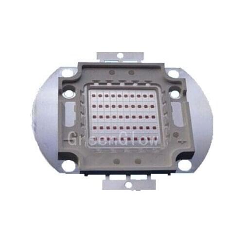 5~30X high power 50W 660nm deep red surface COB LED chip free shipping