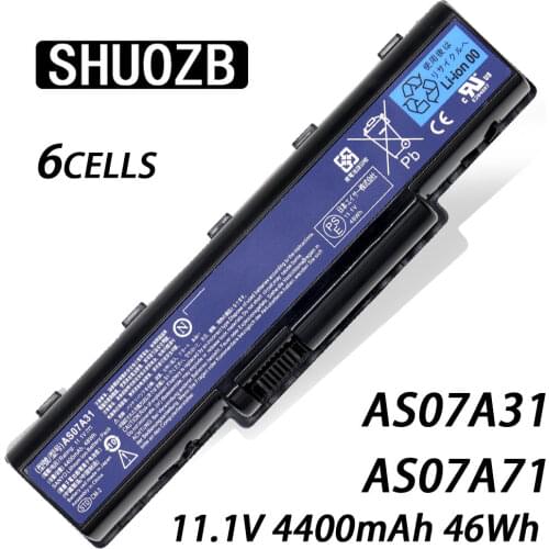 AS07A31 AS07A71 Laptop Battery For Acer Aspire 2930G 4740G 5738G 4930 5735 5740 AS07A32 AS07A41 AS07A42 AS07A51 AS07A52 AS07A72
