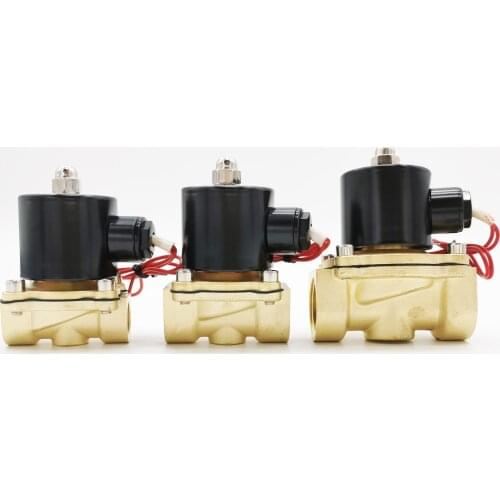 Electric solenoid valve normally closed AC220V water proof G3/8" G1/2" G3/4" G1" G1-1/4" G1-1/2" G2" DC12V 24V