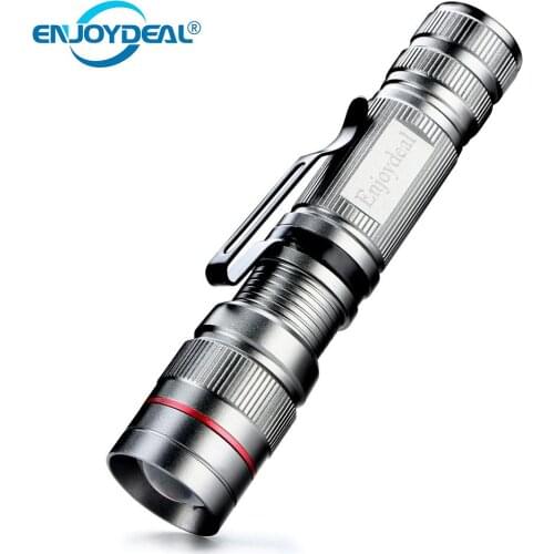 Pocketman 2000LM Q5 LED Flashlight 3 Modes Led Torch penlight for Zoomable Light use AA