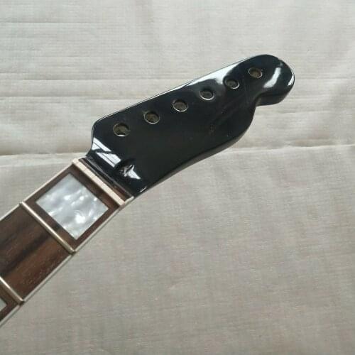 Black Maple Electric Guitar Neck 22 fret Rosewood Inlay DIY Electric Guitar part