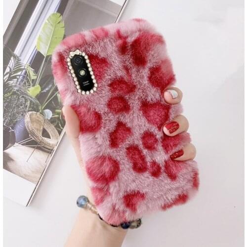 Fur Case for Xiaomi Redmi 4A 5A 6A 7A 8A 9A Note 4 4X 5 6 7 8 9 Pro 9S S 8T T Mi 9T A2 10 Lite Luxury Fluffy Plush Warm Case