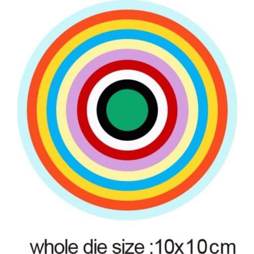 Metal cutting dies layer circle frame 2020 new cut die mold Scrapbook paper craft knife mould blade punch stencils dies