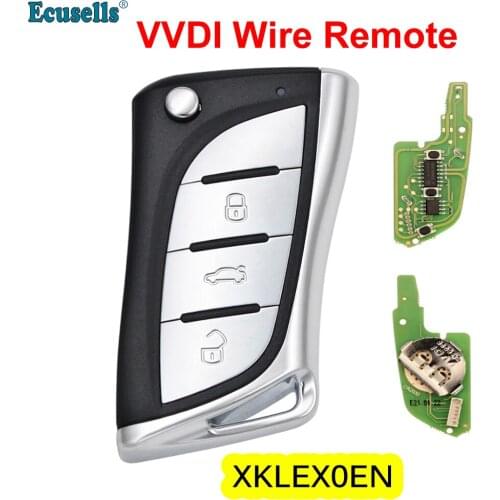 Original XHORSE XKLEX0EN Wire Remote Key Knife Style Work With Xhorse VVDI Tools
