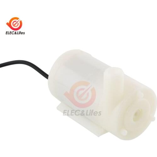 DC 3V 5V 3W Micro Submersible Water Horizontal Pump Low Noise Brushless Motor pumps DC 3-6V 80-120L/ H Water flow high quality