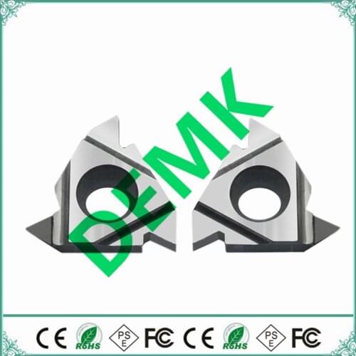 11IR A60 A55 16ER AG60 16ER AG55 16IR AG60 22ER N60 N55 PCD CBN Turning Inserts CNC Diamond Lathe Cutter Thread Blade Tool 2PCS