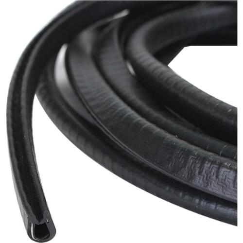 13ft 4m Car Door Edge Protector U-shaped Rubber Trim Moulding Strip Seal 10x7MM