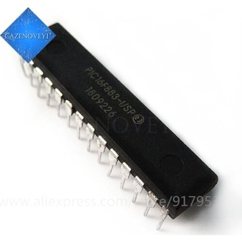 1pcs/lot PIC16F883-I/SP PIC16F883 DIP-28 In Stock