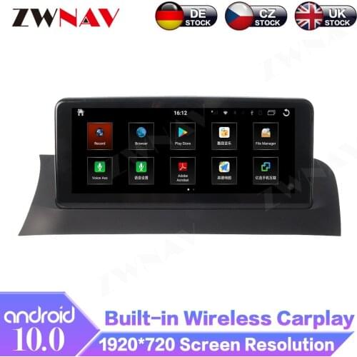 8+128 Android 10 For BMW X3/X4 F25/26 2011-2016 Car GPS Navigation Multimedia Player Radio 4G LTE DSP Carplay Auto Touch Screen