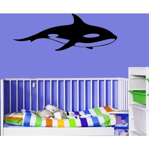 Hollow Out Killer Whale Wall Sticker Removable Home Decor Waterproof For ChildS Bedroom Nursery Wall Decals