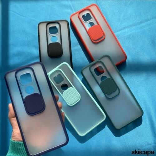For Motorola Moto G9 Play G9 Case Slide Camera Lens Protection Case Cover Shockproof translucent Back Cover For Moto E7 Plus g9
