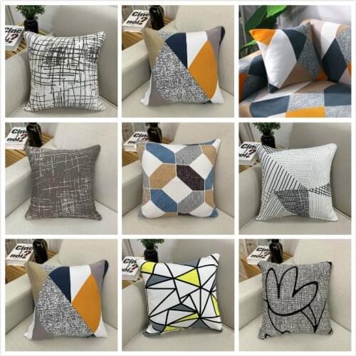 Polyester Pillow Case Cushion Cover 45x45cm Pillowcase Cushion Cover Throw Pillow Decorative Cushions Home Decor Pillow Covers