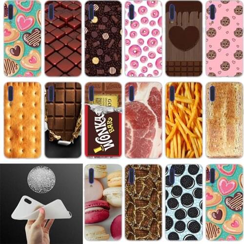 Case Food Biscuits chocolates meat fish salmon For Xiaomi cc9 Pro cc9e Mi 9 8 a2 a3 lite 9se 9pro Note 10 5X 6X a1 F1