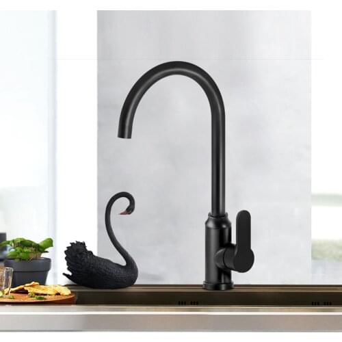 Black/Silver Kitchen Faucet Pull Out Kitchen Sink Faucet Single Handle Faucet 360 Degree Rotating Sink Mixer Kitchen Tap