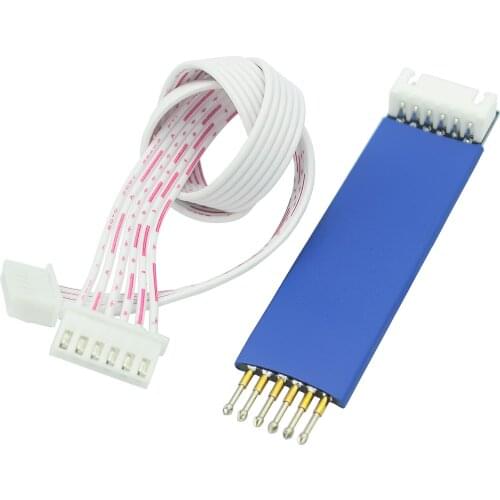 2.54mm-4P 6P Test needle Spring needle 4 6 foot support STC STM32 STM8 1-chip machine burning write microcontroller programming