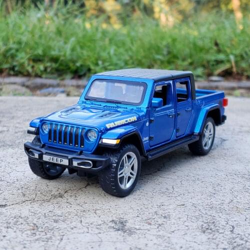 1:32 JEEPS Wrangler Gladiator Simulation Alloy Toy Vehicles Model Sound and light Children Toys Collection Gift