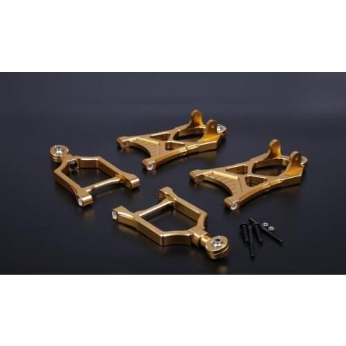 CNC front alloy suspension kit A arm set for 1/5 scale HPI Rovan KM Baja 5B upgrate part