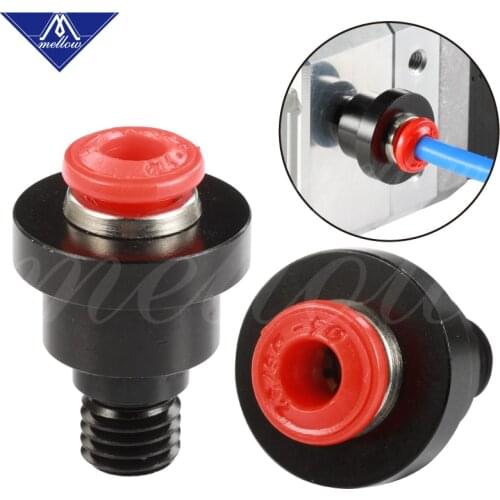 Mellow Pneumatic Connectors NF PC4-M7 Remote For All metal BMG Extruder Bowden 1.75mm PTFE Tube Quick Coupler Fittings