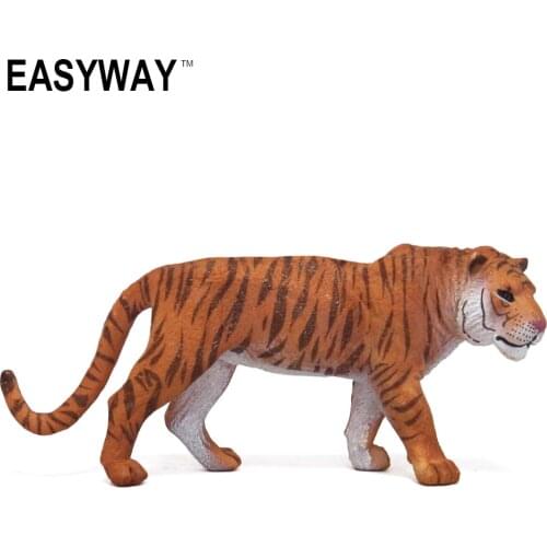 Mr.Froger Tiger Model Toy Wild animals toy set Zoo modeling plastic Solid Classic Toys For Children Animal Model collection cute