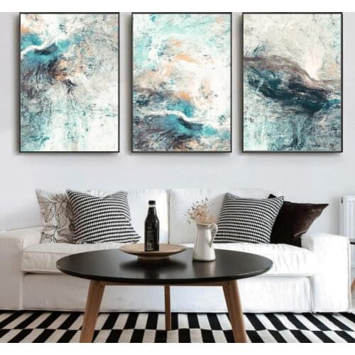 Modern Simplicity of Abstract Canvas Paintings Modular Pictures Wall Art Canvas for Living Room Decoration No Framed posters