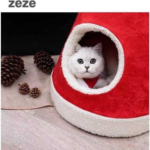 Christmas Cats Four Seasons General Pet litter mat house bed villa dogs nest cat Products CN(Origin) kedi evi cama gato