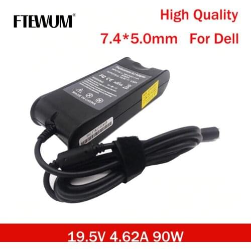 19.5V 4.62A 90W 7.4*5.0mm AC Laptop Charger For Dell E5420 E5500 E4300 E4310 E5400 E5410 1420 1501 1521 1525 D400 Power Adapter
