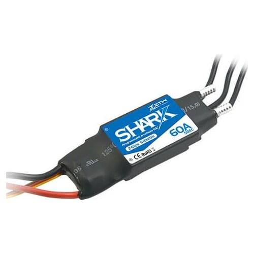ZTW Shark 60A BEC Waterproof brushless ESC For Boat With Water-cooling System RC boat model