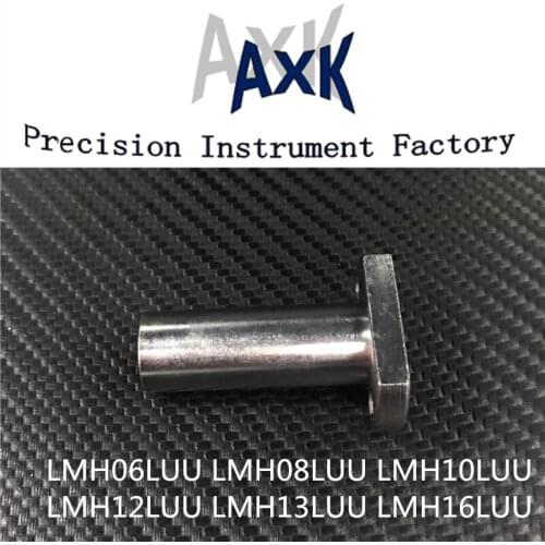 2019 Real AXK Lmh...luu Linear Bearing ( 2 Pcs) Lmh6luu Lmh8luu Lmh10luu Lmh12luu Lmh13luu Lmh16luu Flange Mounted Bearings