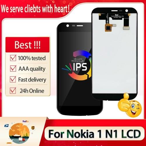 4.5" Orig For Nokia 1 LCD Display For Nokia 1 N1 TA-1047 TA-1060 TA-1056 TA-1079 LCD Touch Screen Digitizer Assembly Replacement