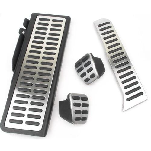 4pcs MT Car Brake Cluth Accelerator Foot Rest Pedal For VW GOLF 5 6 MK6 2007-2012 For Volkswagen Jetta MK5 2009-2011