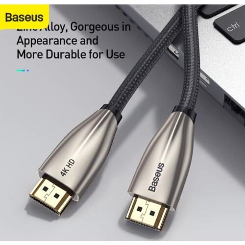 Baseus Horizontal 4K HDMI Male To Male Adapter 2.0 Cable For PS4 Projector TV Audio Video HDMI Wire Cord Digital Splitter Switch