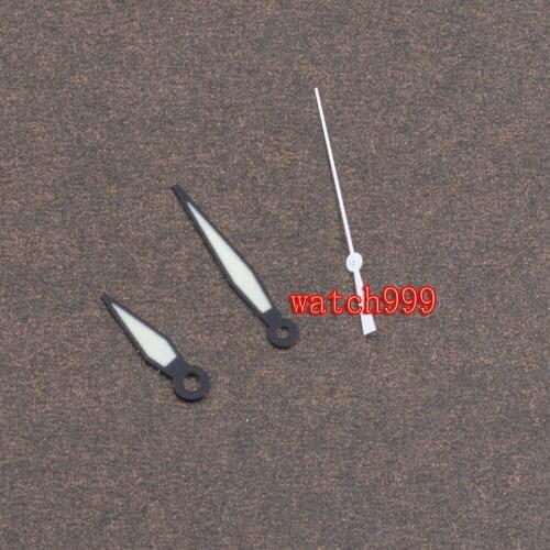 White Center Black Edge Watch Hands FIT Mingzhu 2813 3804 MIYOTA 8205 8215 Movement