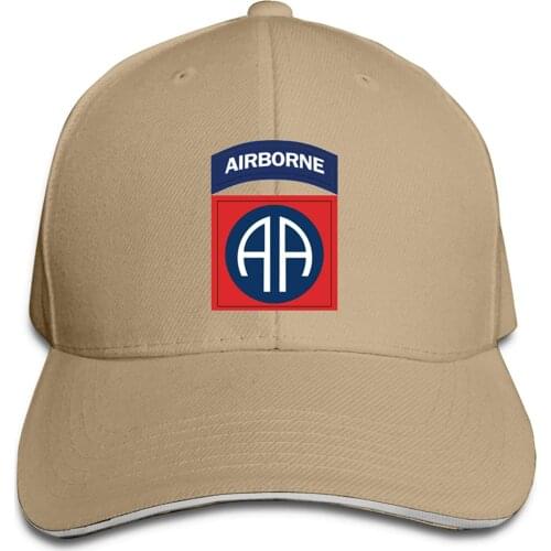 Baseball Cap Denim For Men 2021 Us Army 82nd Airborne Division 1 Mens Womens Adjustable Hat Sandwich Dad Cap