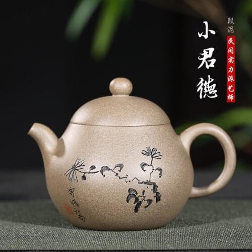 Raw ore section clay red clay pot small Junde pot all manual factory direct sale new product one generation custom logo