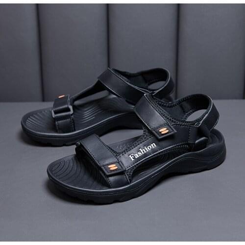 Мужские кожаные сандали HXVVXH China At AliExpress