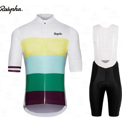 Ralvpha Cycling Jersey Set 2021 MTB Uniform Bike Clothing Ropa Ciclismo Bicycle Wear Clothes Men Short sports Maillot Culotte